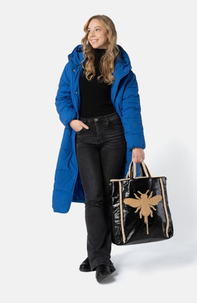 Winter Mantel L/XL in Blau