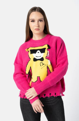 ICON PULLOVER in Pink - L/XL