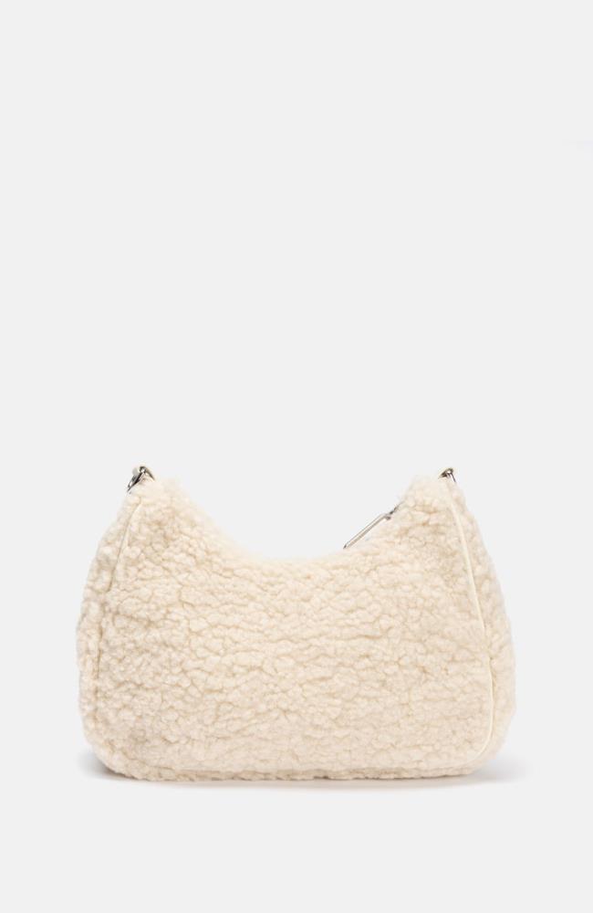 Teddy Mini Bag in Weiß
