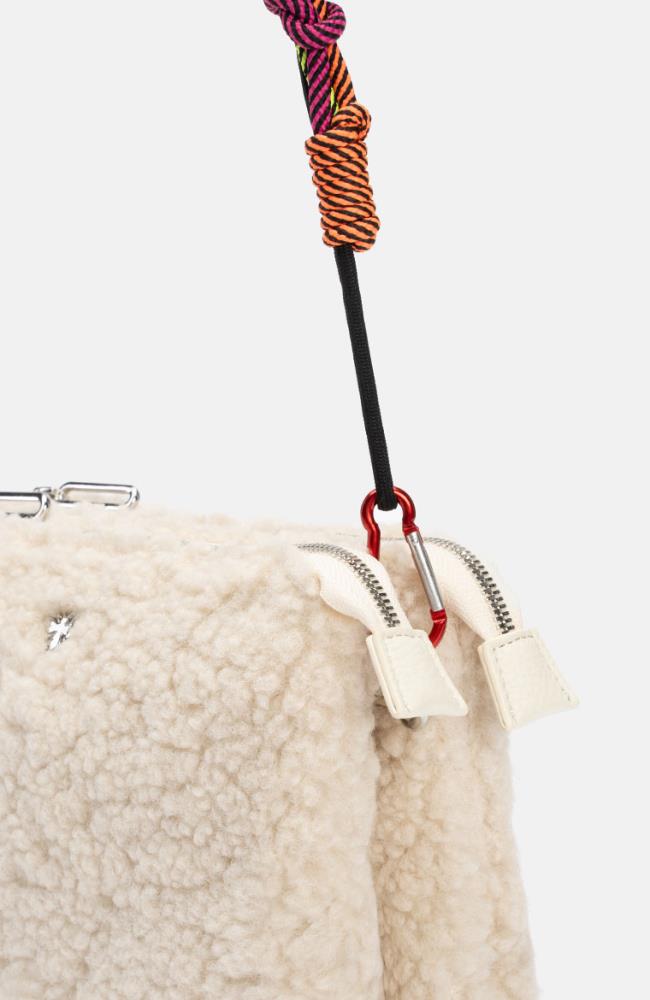 Teddy Crossbody bag in Weiß
