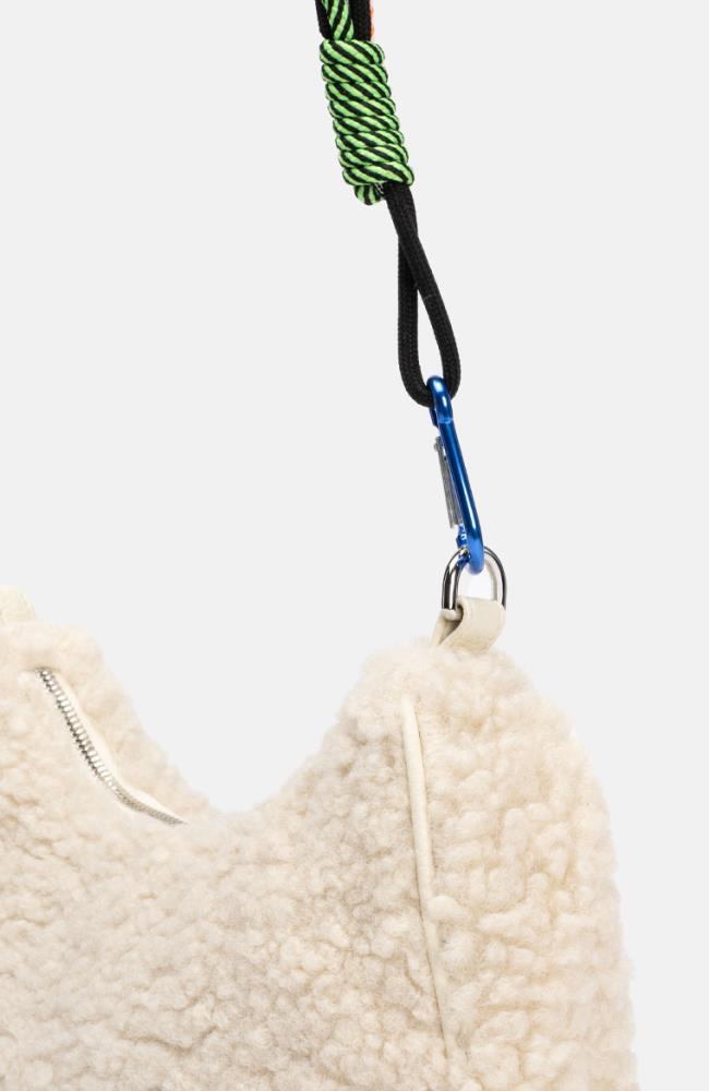 Teddy Mini Bag in Weiß
