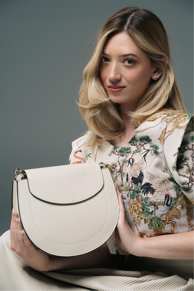 Crossbody bag Anna in Beige