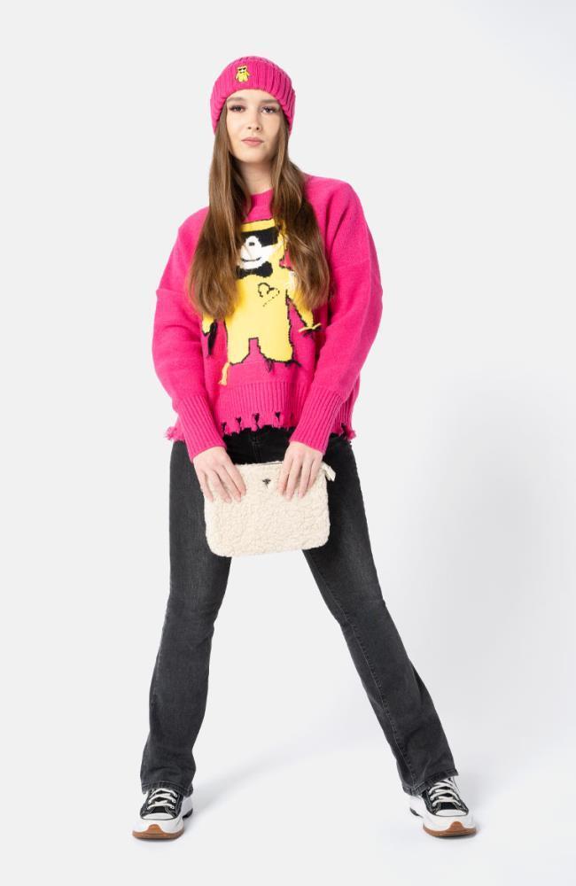 Icon Pullover in Pink - S/M