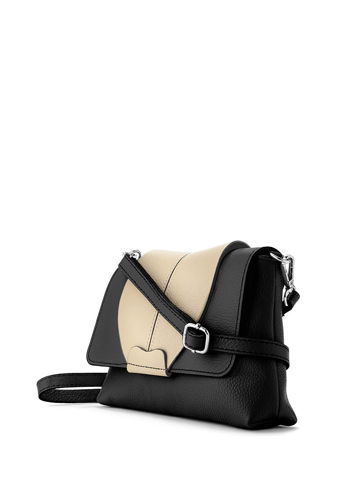 Crossbody bag Corinna Beige/Black