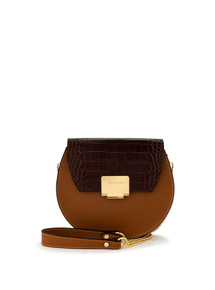 Crossbody bag Janet in Cognac/Braun