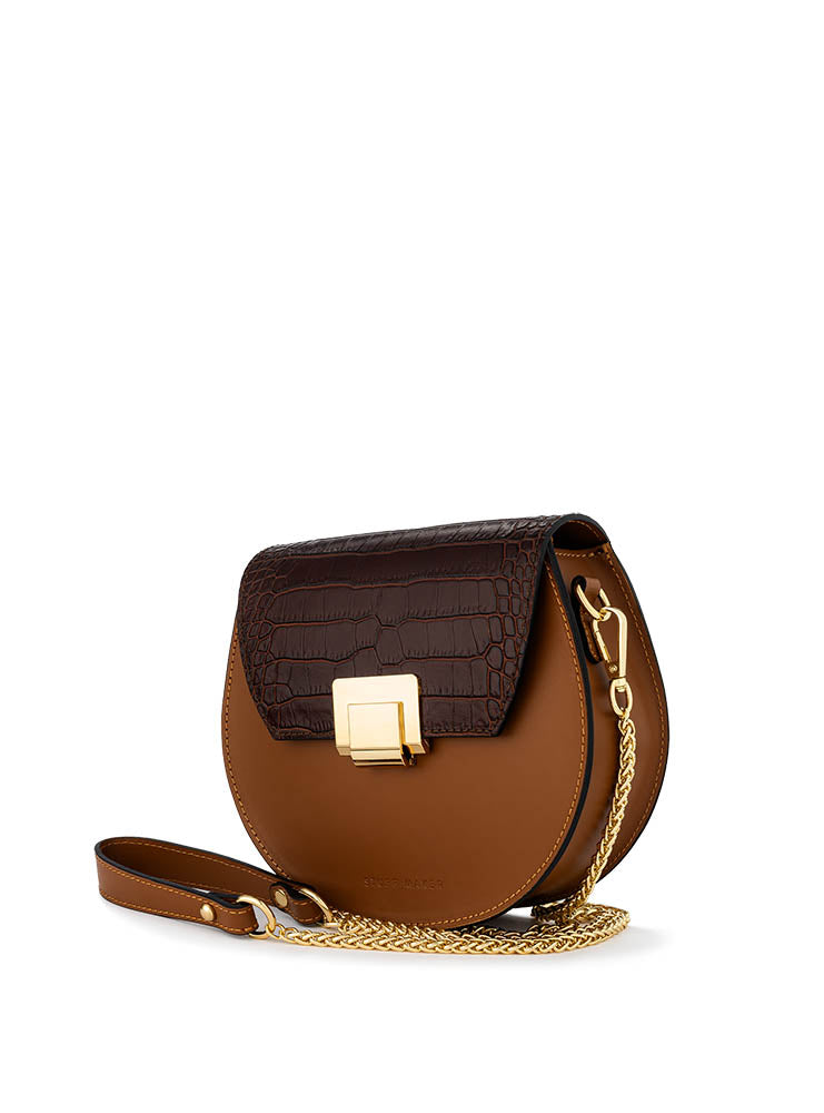 Crossbody bag Janet in Cognac/Braun