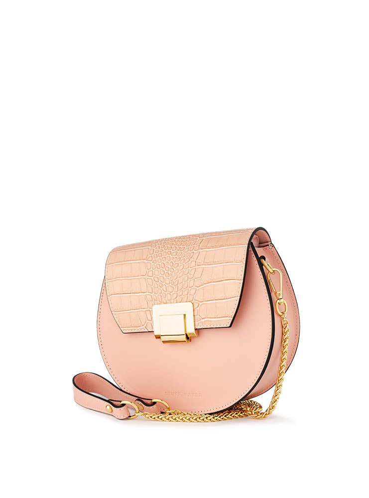 Crossbody bag Janet in Puder